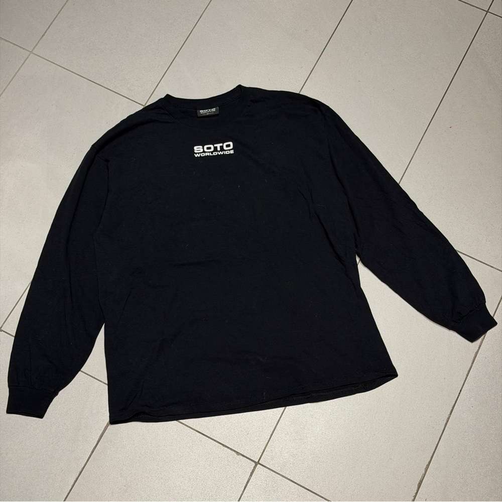 SOTO WORLDWIDE scary movie Black Long Sleeve Men's Tee